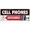 Signmission CELL PHONES AND ACCESSORIES BANNER SIGN burner lg samsung no contract B-96 Cell Phones And Accessor - alternate 1